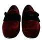 Dolce & Gabbana Burgundy Velvet Loafers - Elegance with a Twist