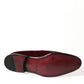 Dolce & Gabbana Burgundy Velvet Loafers - Elegance with a Twist