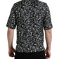 Dolce & Gabbana Elegant Silk Polo T-Shirt with Trumpet Print