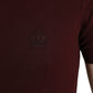 Dolce & Gabbana Elegant Maroon Cotton Polo T-Shirt