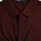 Dolce & Gabbana Elegant Maroon Cotton Polo T-Shirt