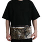 Dolce & Gabbana Elegant Leopard Print Crew Neck Tee