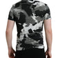 Dolce & Gabbana Multicolor Camouflage Crew Neck Tee