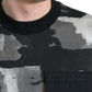 Dolce & Gabbana Multicolor Camouflage Crew Neck Tee