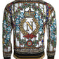 Dolce & Gabbana Napoleon Print Crew Neck Pullover Sweater