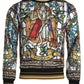 Dolce & Gabbana Napoleon Print Crew Neck Pullover Sweater