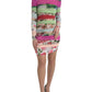 Dolce & Gabbana Multicolor Silk Blend A-Line Mini Dress