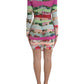 Dolce & Gabbana Multicolor Silk Blend A-Line Mini Dress