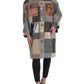 Dolce & Gabbana Multicolor Patchwork Trench Coat Jacket