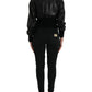 Dolce & Gabbana Elegant Black Leather Blouson Jacket