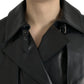 Dolce & Gabbana Elegant Black Leather Blouson Jacket