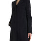 Dolce & Gabbana Elegant Virgin Wool Blend Black Blazer