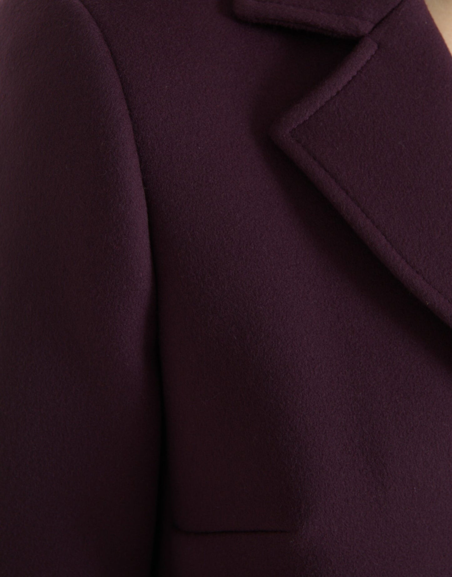 Dolce & Gabbana Elegant Purple Wool-Cashmere Trench Coat