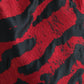 Dolce & Gabbana Black Red Patterned Cropped Coat Jacket