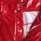 Dolce & Gabbana Chic Red High Waist Skinny Pants