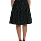 Dolce & Gabbana Polka Dot Knee-Length Couture Skirt