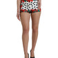 Dolce & Gabbana Multicolor Silk High Waist Hot Pants