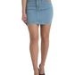 Dolce & Gabbana Chic High Waist Denim Mini Skirt