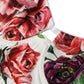 Dolce & Gabbana Floral Silk Blend Bustier Crop Top