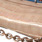 Balenciaga Elegant Mini Chain Beige Clutch for Evening Elegance