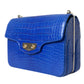 Balenciaga Blue Exotic Leather Neo Classic Small Shoulder Bag