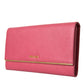 Prada Elegant Pink Leather Bifold Wallet