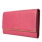 Prada Elegant Pink Leather Bifold Wallet