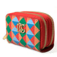 Dolce & Gabbana Multicolor Dauphine Leather DG Logo Coin Purse Wallet