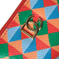 Dolce & Gabbana Multicolor Dauphine Leather DG Logo Coin Purse Wallet