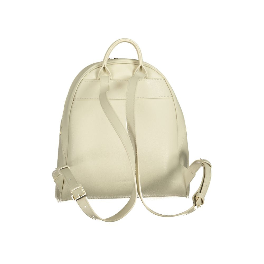 Patrizia Pepe White Leather Backpack