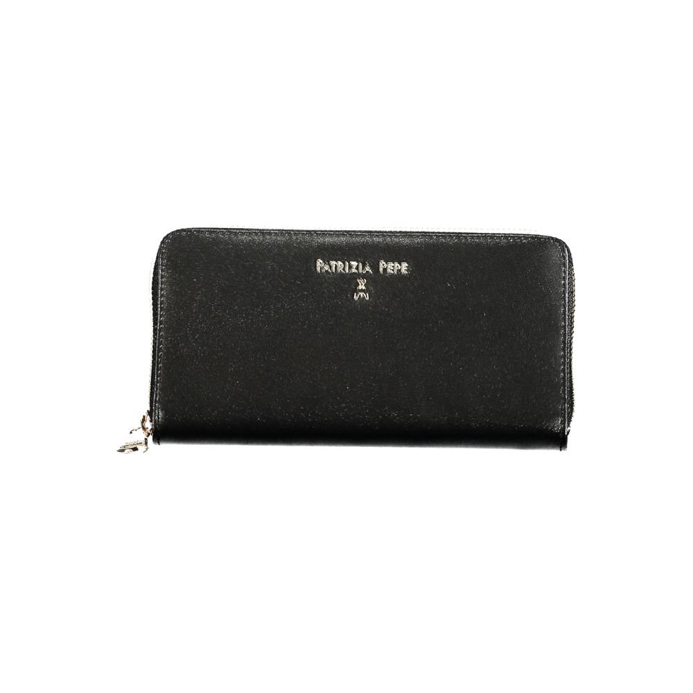 Patrizia Pepe Black Leather Wallet