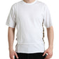 Dolce & Gabbana White Logo Crew Neck Short Sleeves T-shirt