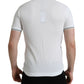 Dolce & Gabbana White Logo Collared Short Sleeves Polo T-shirt