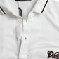 Dolce & Gabbana White Logo Collared Short Sleeves Polo T-shirt