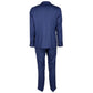 Made in Italy Blue Wool Vergine Suit