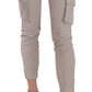 Dolce & Gabbana Chic Khaki Cotton Blend Trousers