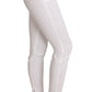 Dolce & Gabbana Chic White Slim Dress Pants