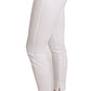 Dolce & Gabbana Chic White Slim Dress Pants