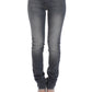 Ermanno Scervino Chic Gray Slim-Fit Skinny Jeans