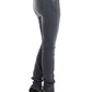 Ermanno Scervino Chic Gray Slim-Fit Skinny Jeans