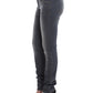 Ermanno Scervino Chic Gray Slim-Fit Skinny Jeans