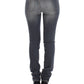 Ermanno Scervino Chic Gray Slim-Fit Skinny Jeans