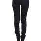 Ermanno Scervino Chic Dark Blue Slim Jeans for Elegant Style