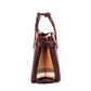 Burberry Banner Small Mahogany Red Leather Tote Crossbody Bag Purse