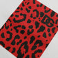 Dolce & Gabbana White Red Leopard Cotton Crew Neck T-shirt