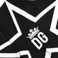 Dolce & Gabbana Black Logo Star Cotton Crew Neck T-shirt