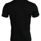 Dolce & Gabbana Black Sacred Heart Cotton Crew Neck T-shirt