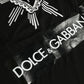 Dolce & Gabbana Black Sacred Heart Cotton Crew Neck T-shirt