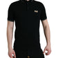 Dolce & Gabbana Black Logo Collared Short Sleeves Polo T-shirt