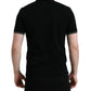 Dolce & Gabbana Black Logo Collared Short Sleeves Polo T-shirt